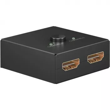 Conmutador HDMI Goobay 58485 1 entrada 1 salida 52mm x 49.5mm x 22.5mm