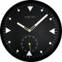 Reloj de pared NeXtime 3049 Serious Black, Ø32 cm, negro
