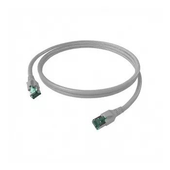 EasyLan FlexBoot FTP Cat.6a saCon 1m - 1 m - Cat6a - F/UTP (FTP) - RJ-45 - RJ-45 - Gris