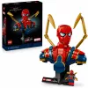 Busto de coleccionista LEGO Marvel Iron Spider-Man 76326, 379 piezas, modelo de exposición 18+, 170×200×110 mm