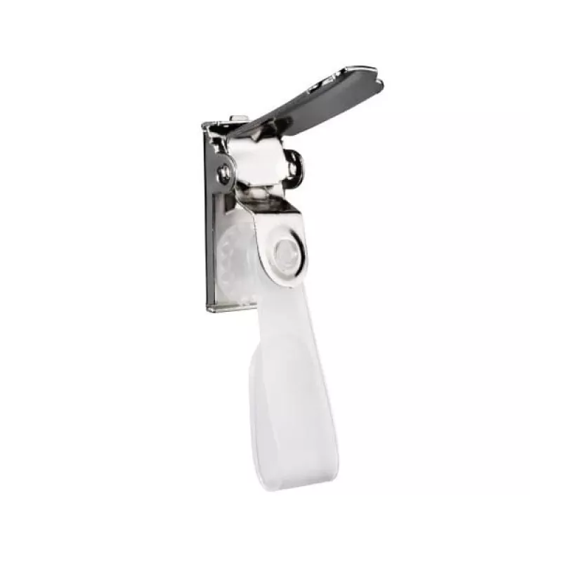 Clip DURABLE para placas de identificación y portatarjetas ID 1 bolsa de 25 uds. 810326
