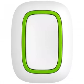 Botón Ajax inalámbrico de alarma botón de pánico blanco 35 mm x 13 mm x 47 mm
