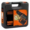 Black & Decker BDCDC18KB-QW, taladro con empuñadura de pistola, 1 cm, 2,5 cm, 1 cm, 650 rpm, 30 N·m