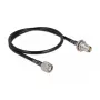 DeLOCK 90012 Cable de antena conector macho TNC a conector hembra TNC RG-58 60 cm