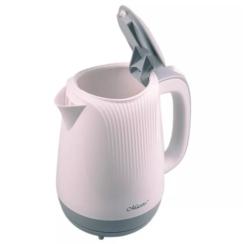 Hervidor de agua Feel-Maestro MR042 blanco 1,7 L Gris, Blanco 2200 W