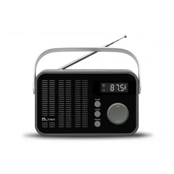 Radio Eltra Modelo 261 con sintonización digital PLL, negro