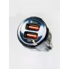 Manta MCC01QC3 cargador de coche, 2x USB, Quick Charge 3.0