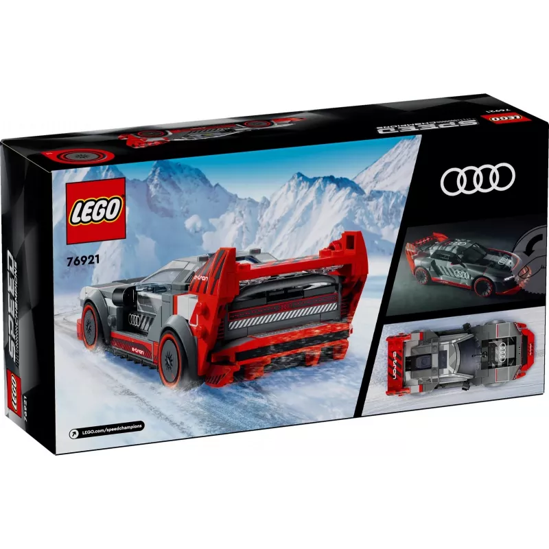 LEGO Speed Champions 76921 Audi S1 E-Tron Quattro Set de coche de carreras construible