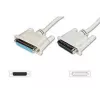 Digitus cable alargador de transferencia de datos D-Sub25/M - D-Sub25/H