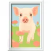 CreArt - cerdito mascota adorable, pintura