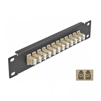 Panel de parcheo de fibra óptica DeLOCK 10