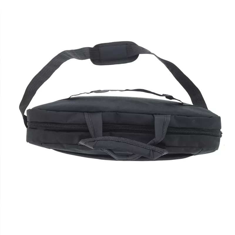 Funda para portátil Tellur TLL611312 para portátiles de 15,6 pulgadas, Cozy negro, compartimento acolchado, bolsillos con cremallera