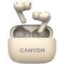 Auriculares con micrófono Canyon CNS-TWS10BG True Wireless Stereo (TWS) in-ear para llamadas/música/deporte/día a día USB Type-C Bluetooth beige (CNS-TWS10BG)