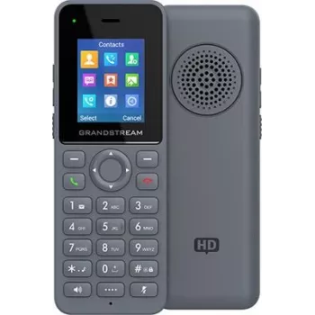 Teléfono IP Grandstream DP725 auricular inalámbrico, gris, pantalla TFT de 1,8 pulgadas, 20 líneas, Li-Ion 1500 mAh
