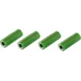 Conector banana shiverpeaks BS56230-4G verde (BS56230-4G)