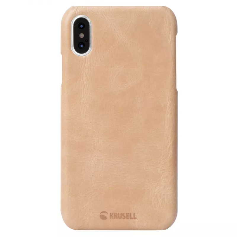Funda para smartphone Krusell Sunne para Apple iPhone XS – vintage nude