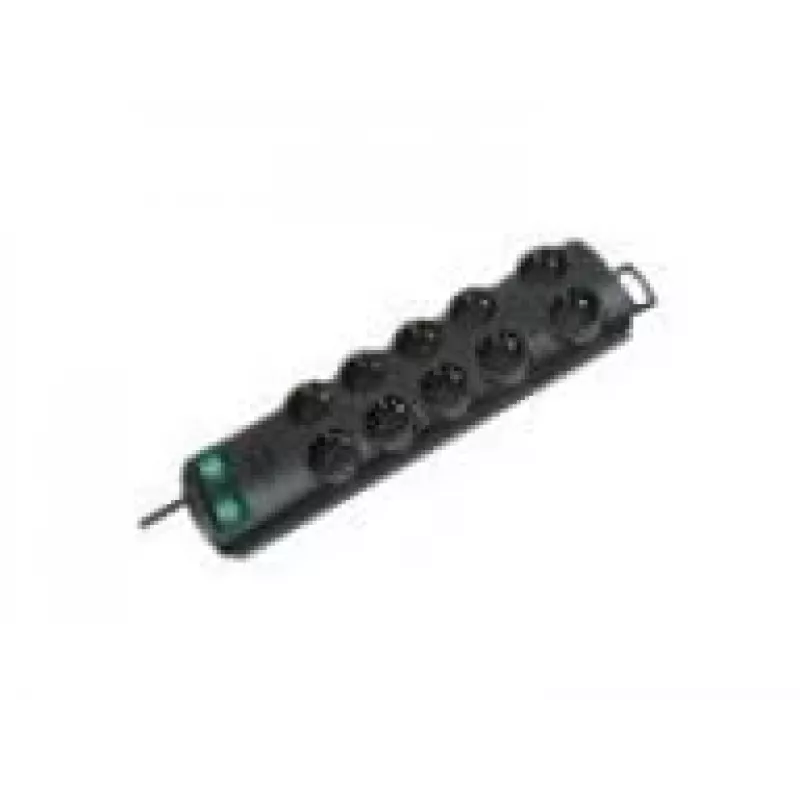 Regleta de enchufes Brennenstuhl Primera-Line 10 tomas negra 2 m 1153300120, negra, H05VV-F 3G1,5 cable de alimentación 2,0 m