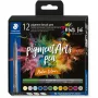 Rotulador pincel Staedtler Pigment Arts Nature Colors 12 uds.