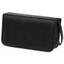Funda para CD Hama Nylon 120, negra, 120 discos