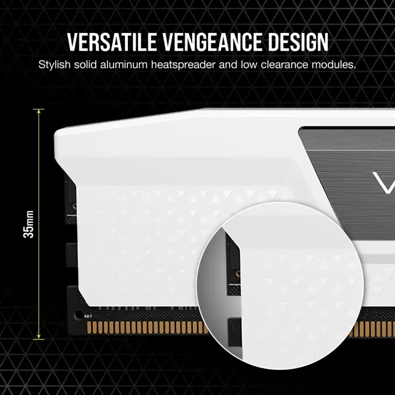 CORSAIR Vengeance kit DDR5 48 GB 2 x 24 GB DIMM 288-PIN 3000 MHz PC5-48000 CL30 1,4 V blanco (CMK48GX