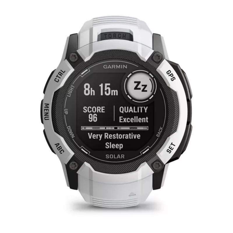 Garmin Instinct 2X Solar 2,79 cm (1,1) MIP 50 mm Digital 176 x 176 píxeles Pantalla táctil Blanco GPS (satélite)