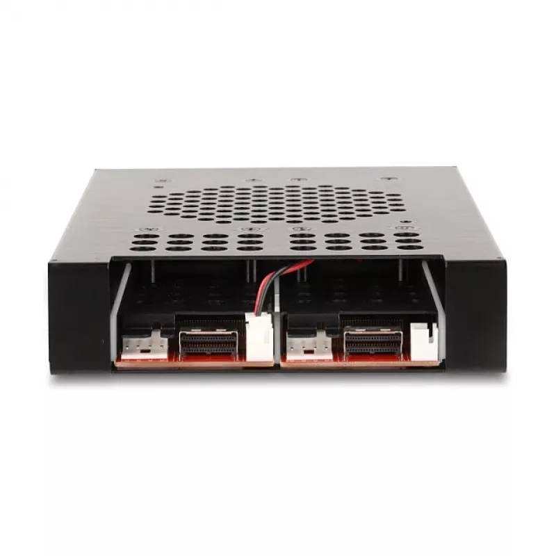 Caja para SSD DeLOCK 47117 bastidor extraíble de 3,5 pulgadas para 2 x SSD M.2 NVMe