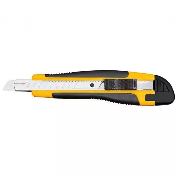 Cúter WEDO 78 609 — hoja troceable, 27 mm de ancho de hoja, carcasa de acero, 135 mm de longitud