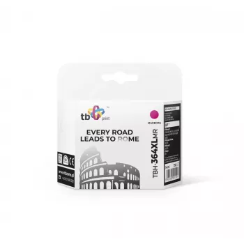 Cartucho de tinta TB comp. S HP CB324EE (n.º 364), TBH-364XLMR, magenta
