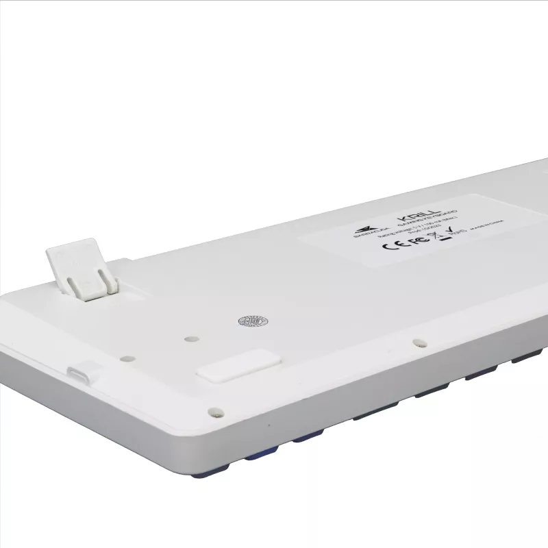 Baracuda Krill teclado gaming de membrana blanco KRILL-W, US, USB