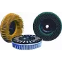 Disco de cerdas abrasivo 3M K120 115×22 mm para el tratamiento de superficies