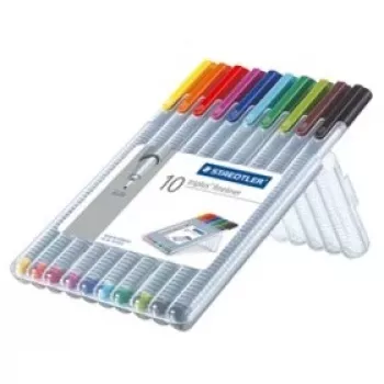 Rotulador fineliner Staedtler triplus 334 Multi 10 uds.