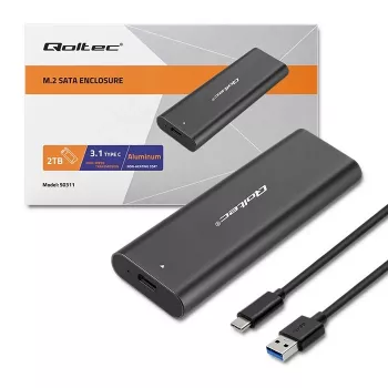 Caja | carcasa para discos M.2 SATA SSD | NGFF | USB Type-C