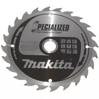 Set de hojas de sierra circular B-33897, Ø 136mm, 16Z / 24Z (3 piezas, orificio 20mm, para sierras de batería)