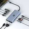 Adaptador USB-C 11 en 1 Hawk HW-HUB1101 — hub multipuerto con 11 conexiones