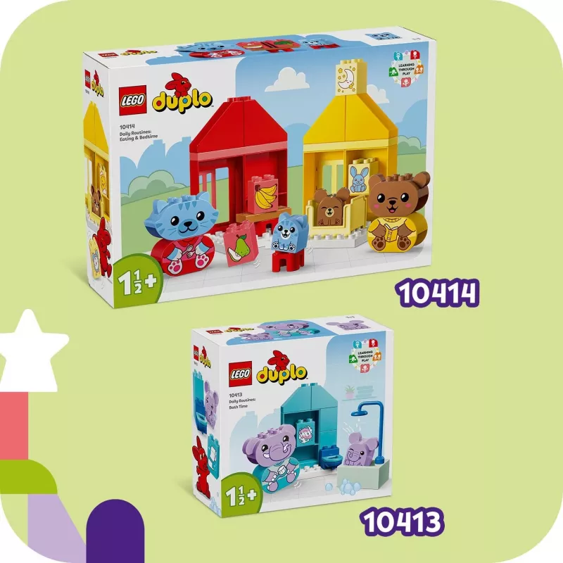 LEGO DUPLO Mis primeras rutinas: comer y dormir 10414
