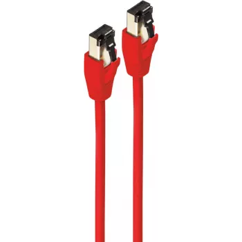 Cable de red ShiverPeaks BS08-41024 rojo 1m Cat8.1 F/FTP