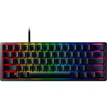 Razer Huntsman Mini teclado con interruptores ópticos Clicky morado