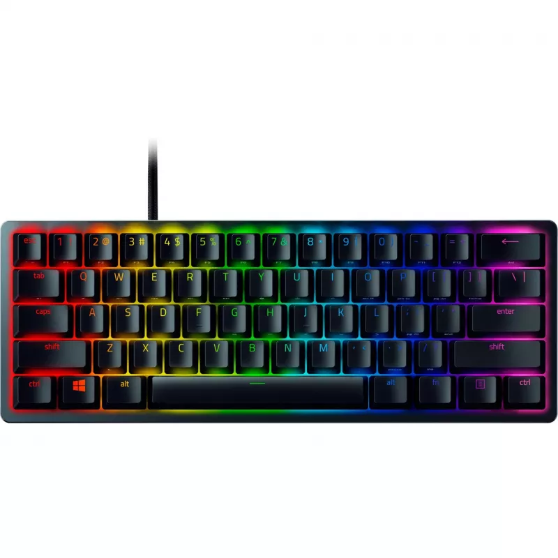 Razer Huntsman Mini teclado con interruptores ópticos Clicky morado
