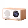 Radio reloj MANTA RDI912W Rimini, Bluetooth y carga inalámbrica, blanco