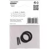 Set anillo de retención y pasador, para vaso de impacto PRO 1/4, seguro negro, 4 piezas