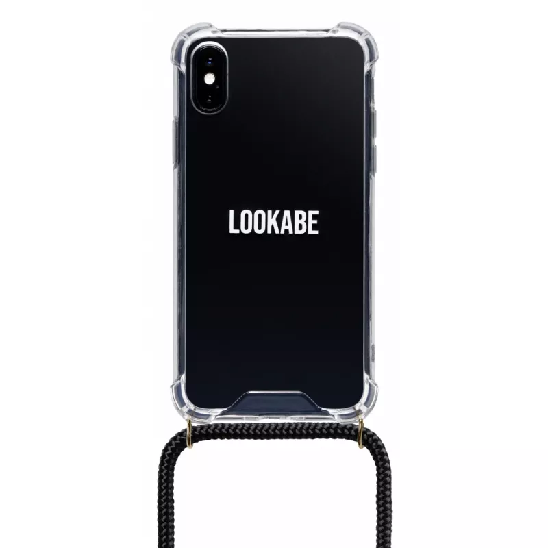 Lookabe funda de móvil con collar para iPhone XS Max, dorado/negro