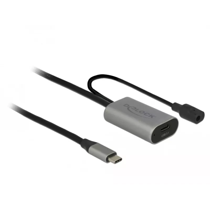 Delock USB-C Cable alargador activo, 5 m, USB 5 Gbps (USB-20225 / 85392)