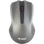 Ratón inalámbrico simétrico 2,4 GHz, 3 botones, alcance 10 m