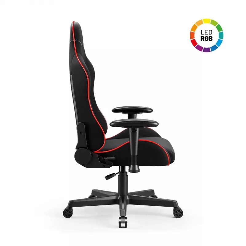 Silla gaming Diablo X-Starter Negra LED — silla gaming Diablo X-Starter con iluminación LED integrada