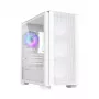 Torre Montech AIR 100 ARGB MICRO-ATX con cuatro ventiladores ARGB preinstalados, diseño ultraminimalista, panel frontal de malla fina, alto flujo de aire, lateral único
