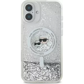 Karl Lagerfeld | KLHMP16MLGKCSGH | Funda trasera | iPhone 16 Plus | Apple | TPU/PC | Transparente