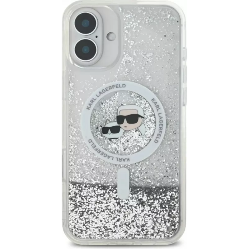 Karl Lagerfeld | KLHMP16MLGKCSGH | Funda trasera | iPhone 16 Plus | Apple | TPU/PC | Transparente