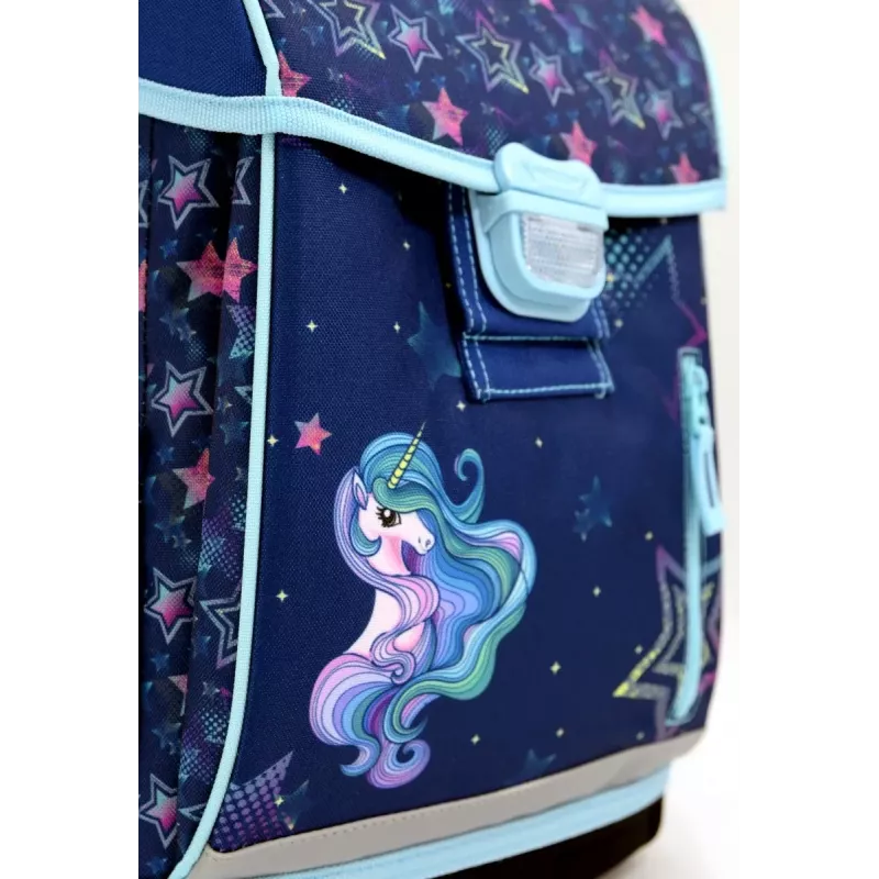 Mochila escolar HAMA 00129681 Rainbow Unicorn – mochila infantil ligera con tirantes ajustables