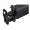 Makita DJR187Z sierra de sable a batería, 18 V Li-Ion, carrera de 32 mm, 2.300–3.000 carreras/min, sin batería, negro/azul