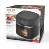 Adler AD 6318 freidora de aire, 8 l, 2500 W, pantalla LCD, 9 programas, negra